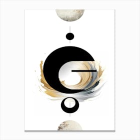 Poster Abstract Illustration Art 21 Canvas Print