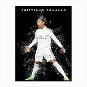 Cristiano Ronaldo Sketch 1 Canvas Print