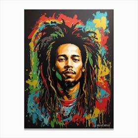 Bob Marley Print Canvas Print