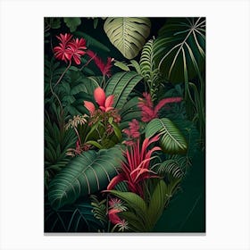 Hidden Paradise 3 Botanicals Canvas Print