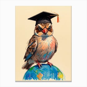 Graduation Bird Canvas Print Canvas Print