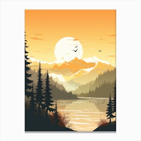 Sunset Landscape 8 Canvas Print