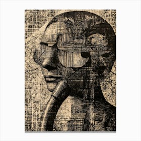 Head Of A Woman 1 Canvas Print