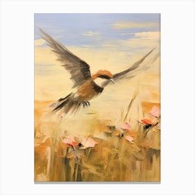 Bird Painting Swallow 1 Canvas Print