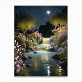 Moonlit Stream Toile