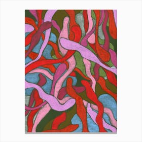 Color Snakes Canvas Print