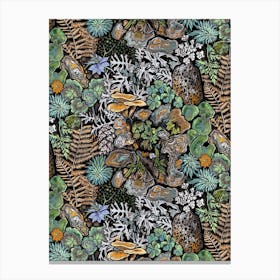 Woodland Botanicals Forest Floor Canvas Print