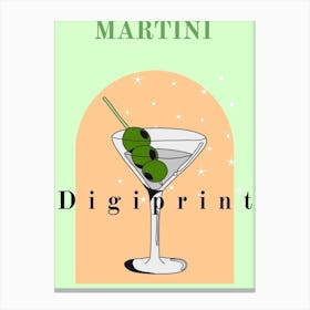 Martini Canvas Print