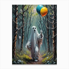 Ghost In The Woods 2 Canvas Print