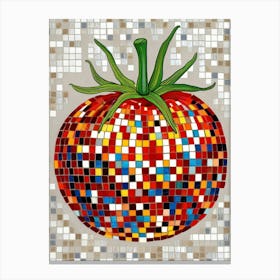 Mosaic Tomato 2 Canvas Print