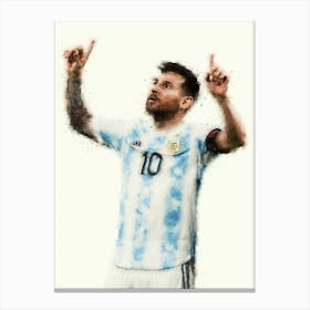 Lionel Messi 2 Canvas Print