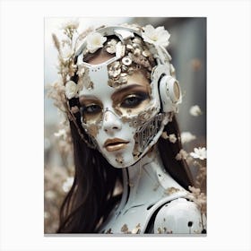 Robot Girl 4 Canvas Print