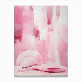 Pink Painting Canvas Print