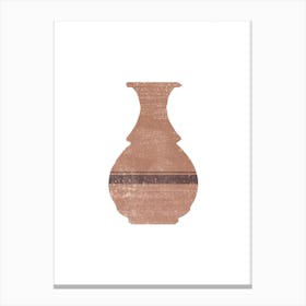 Minimal Greek Vase Hydria Canvas Print