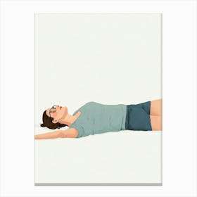 Yoga Pose Canvas Print