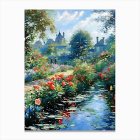 Claude Monet Garden 2 Canvas Print