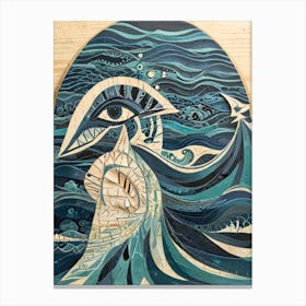 Eye Of The Whale Canvas Print