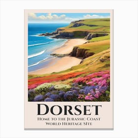 Dorset Jurassic Coast Canvas Print