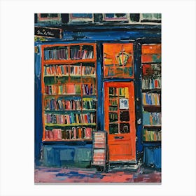 Amsterdam Book Nook Bookshop 4 Canvas Print