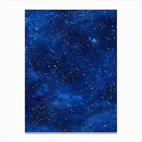 Blue Starry Sky 2 Canvas Print