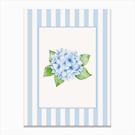 Blue Hydrangea 2 Canvas Print