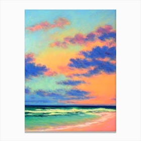 Wategos Beach Australia Monet Style Canvas Print