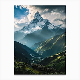 Nepal Mountains Canvas Print