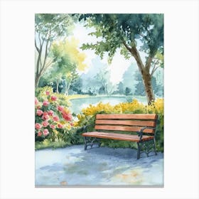 Watercolor Landscape 1 Canvas Print