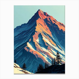 Alpine Illustration No 28 Lienzo