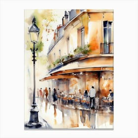 Paris Cafe 6 Canvas Print