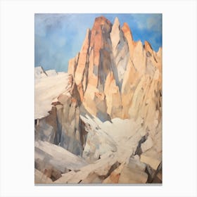 Mount Whitney Usa 6 Mountain Painting Canvas Print