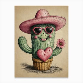 Cactus 17 Canvas Print
