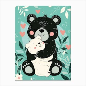 Bear Hug 3 Canvas Print