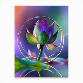 Lotus Flower 161 Canvas Print