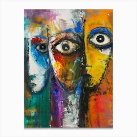 Three Faces 9 Canvas Print