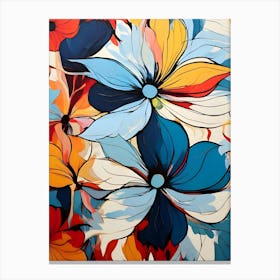 Abstract Flower Painting 30 Canvas Print