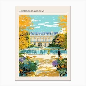 Luxembourg Gardens Paris Canvas Print