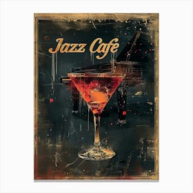 Jazz Cafe 15 Canvas Print