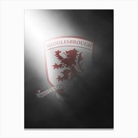 Middlesbrough Football Poster Canvas Print