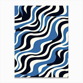 Zebra Pattern, Matisse style Canvas Print