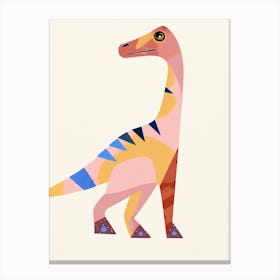 Nursery Dinosaur Art Deinonychus 2 Canvas Print