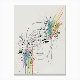 Rainbow Woman 1 Canvas Print