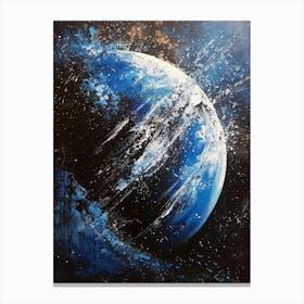 Earth In Space 5 Canvas Print