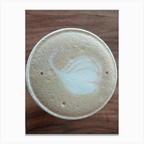 Latte Art Canvas Print