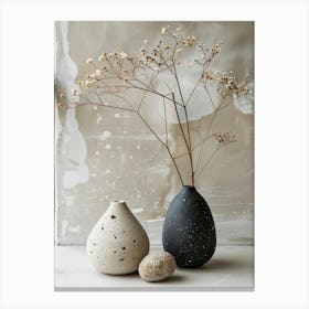 Thre Vases Canvas Print