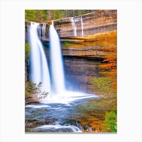 Sutherland Falls, United States Majestic, Beautiful & Classic (1) Canvas Print