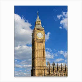 Big Ben And Clouds, London  Canvas Print