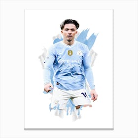 Jack Grealish Painting Canvas Print