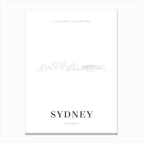 Sydney Canvas Print