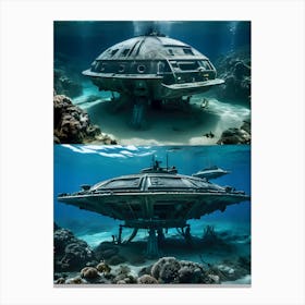 USO: A Very Very Strange Sea-Reimagined 30 Canvas Print